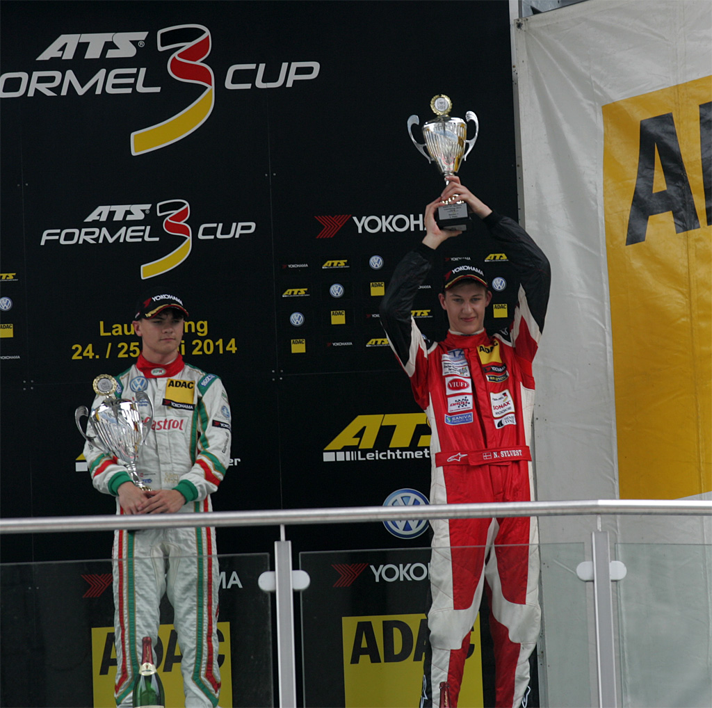 Første Formel 3-pokal kom i hus i weekenden på Lausitzring